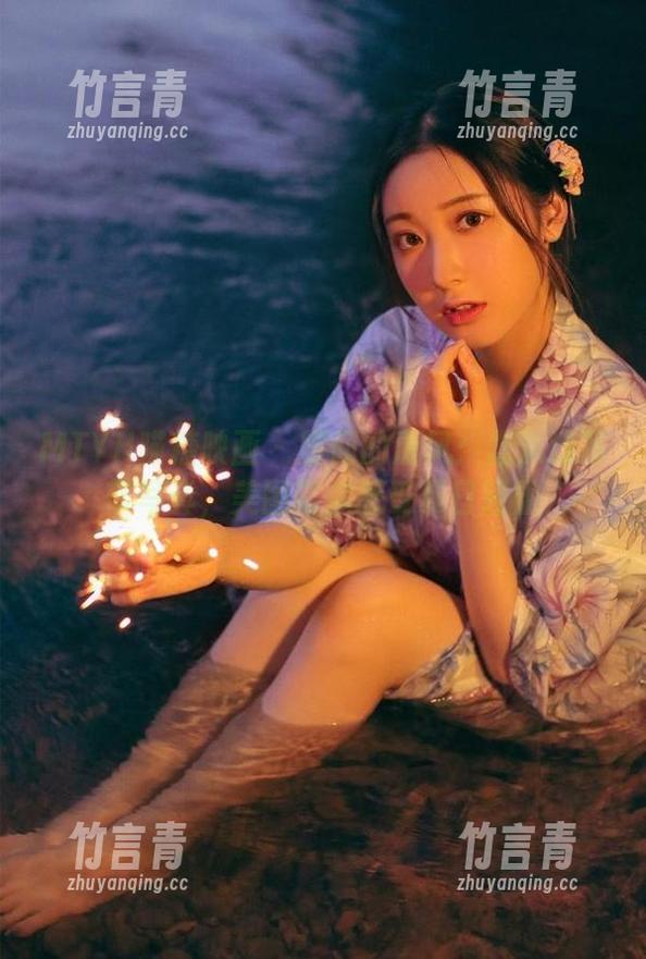 MTYH喵糖映画 - 腰间的清风：蠢沫沫吊带写真，美图带你感受夏日轻盈