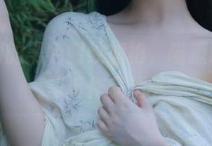 饱含风情的黑色暗纹旗袍，喵糖映画高清写真作品精选