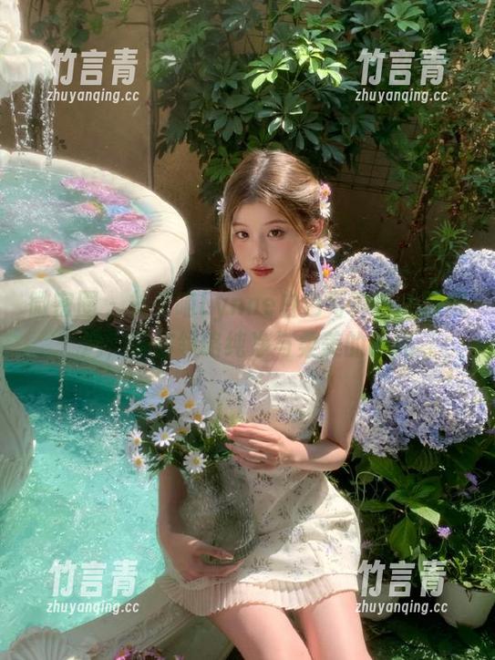 微密圈 - 林子喵Lynne白色写真，美图精选，带你领略纯净与柔美的时光